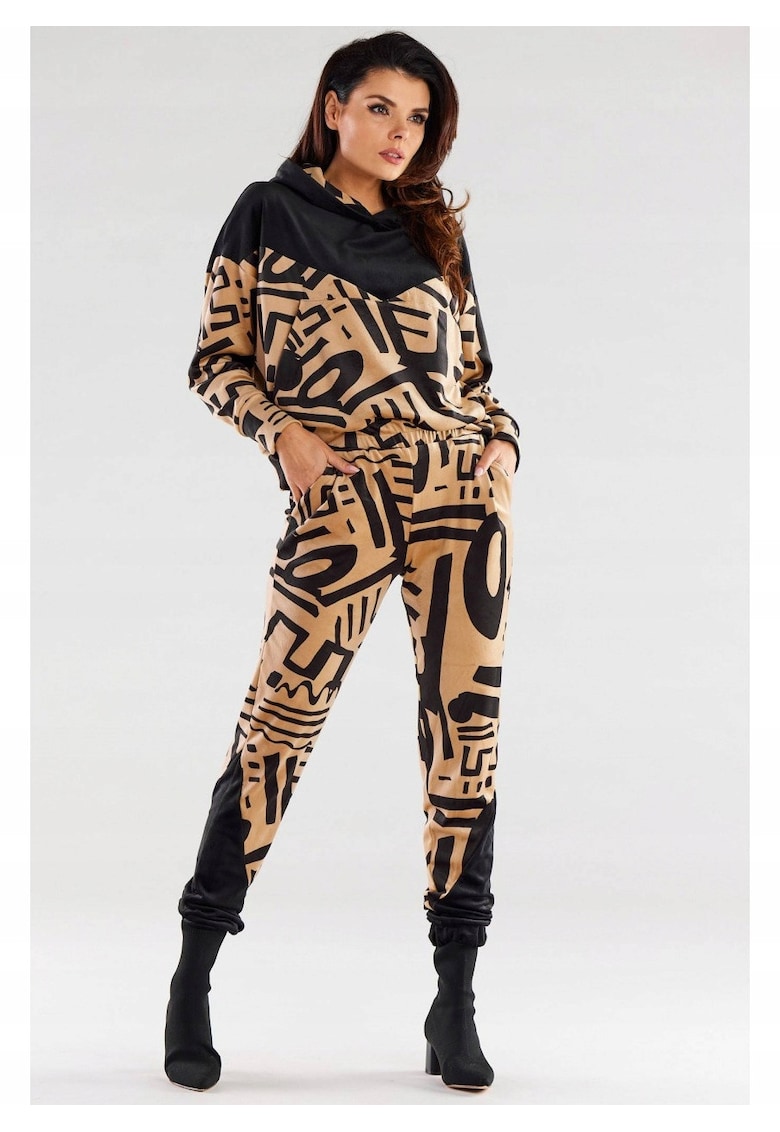 Pantaloni bej - - Bej