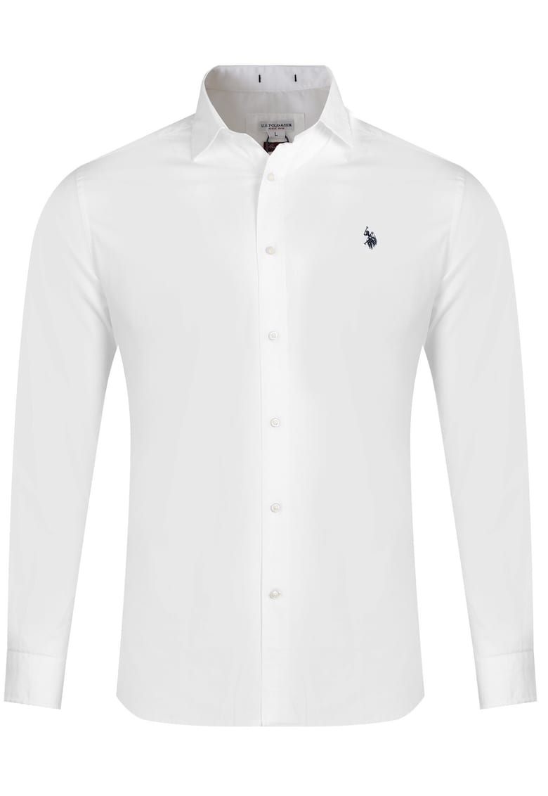 Camasa barbateasca - SLIM US40 - alb - 98% bumbac - 2% elastan