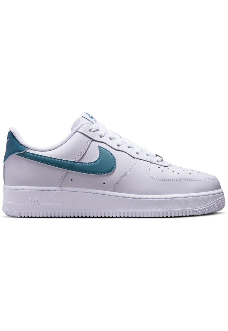 Pantofi sport Air Force 1 '07 ESS 53236 - Alb/Albastru petrol