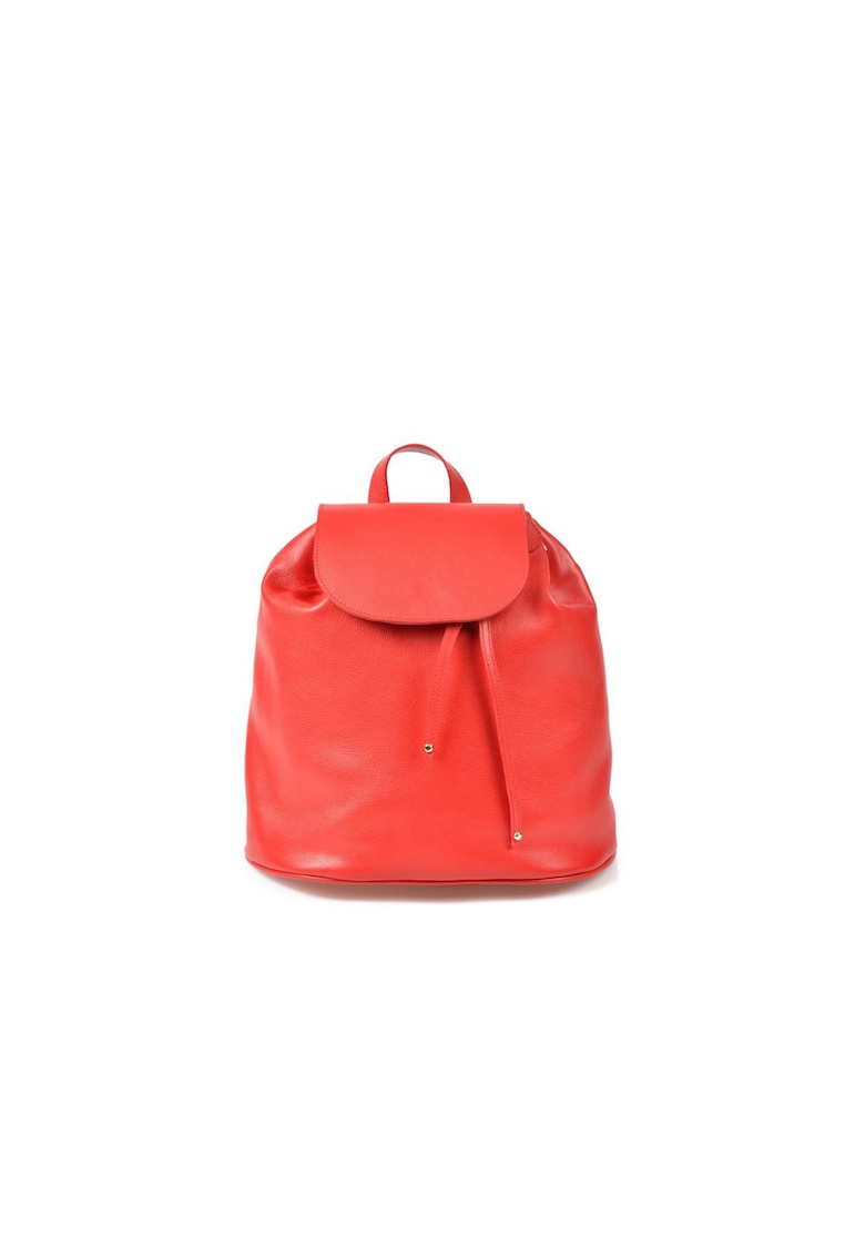 Rucsac 4 Mic Dama Piele naturala - rosu