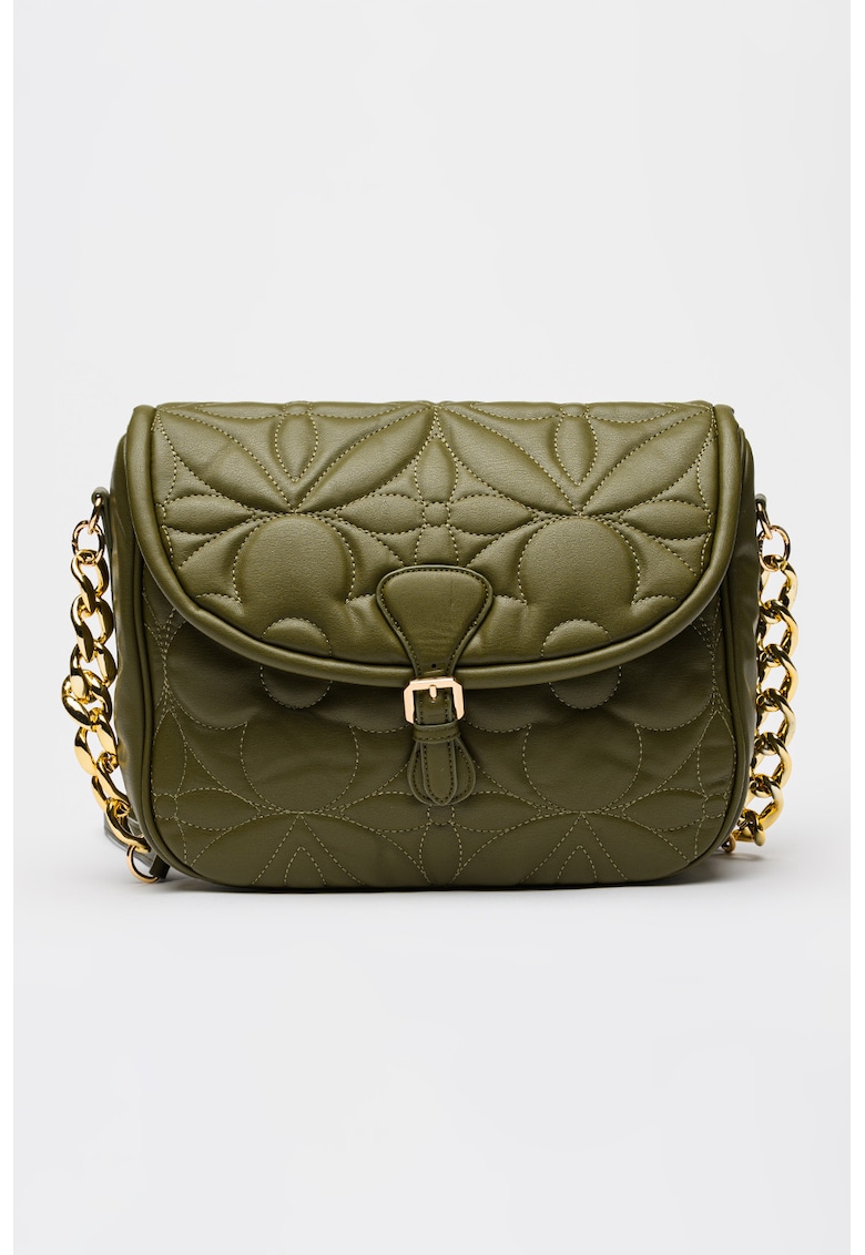 Geanta de piele ecologica cu aspect matlasat