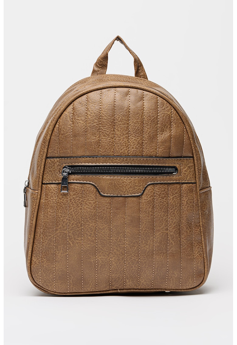 Rucsac cu buzunar frontal - Maro camel