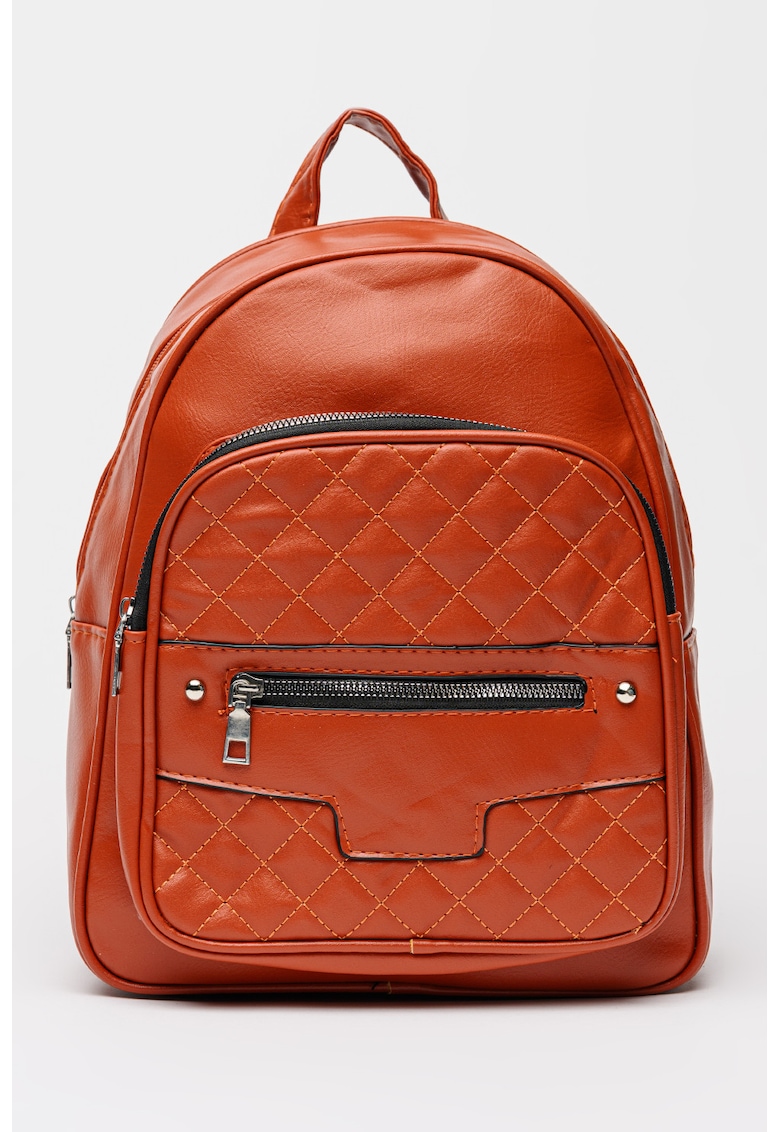 Rucsac de piele ecologica cu garnitura matlasata