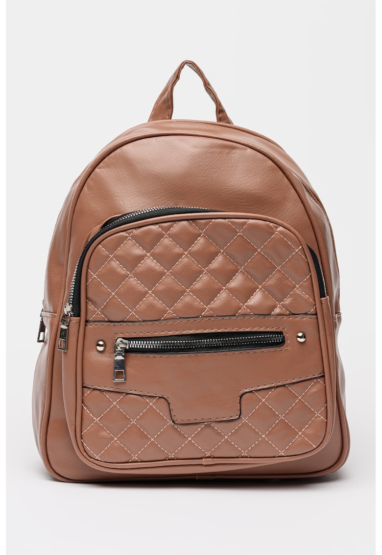 Rucsac de piele ecologica cu garnitura matlasata