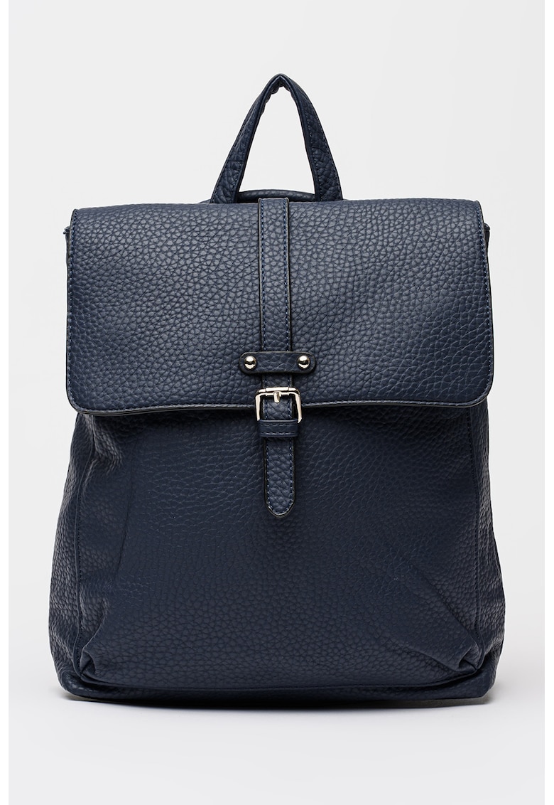 Rucsac de piele ecologica cu inchidere cu clapa