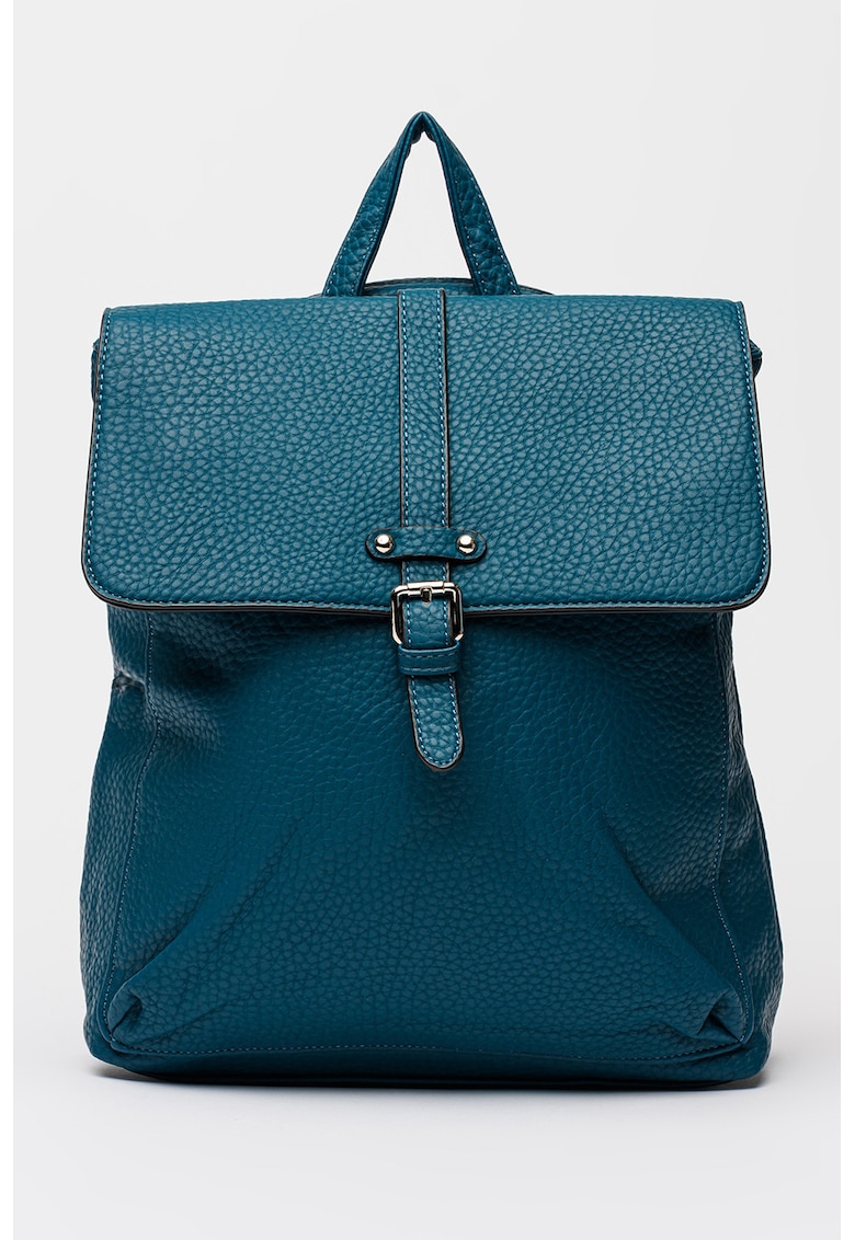 Rucsac de piele ecologica cu inchidere cu clapa