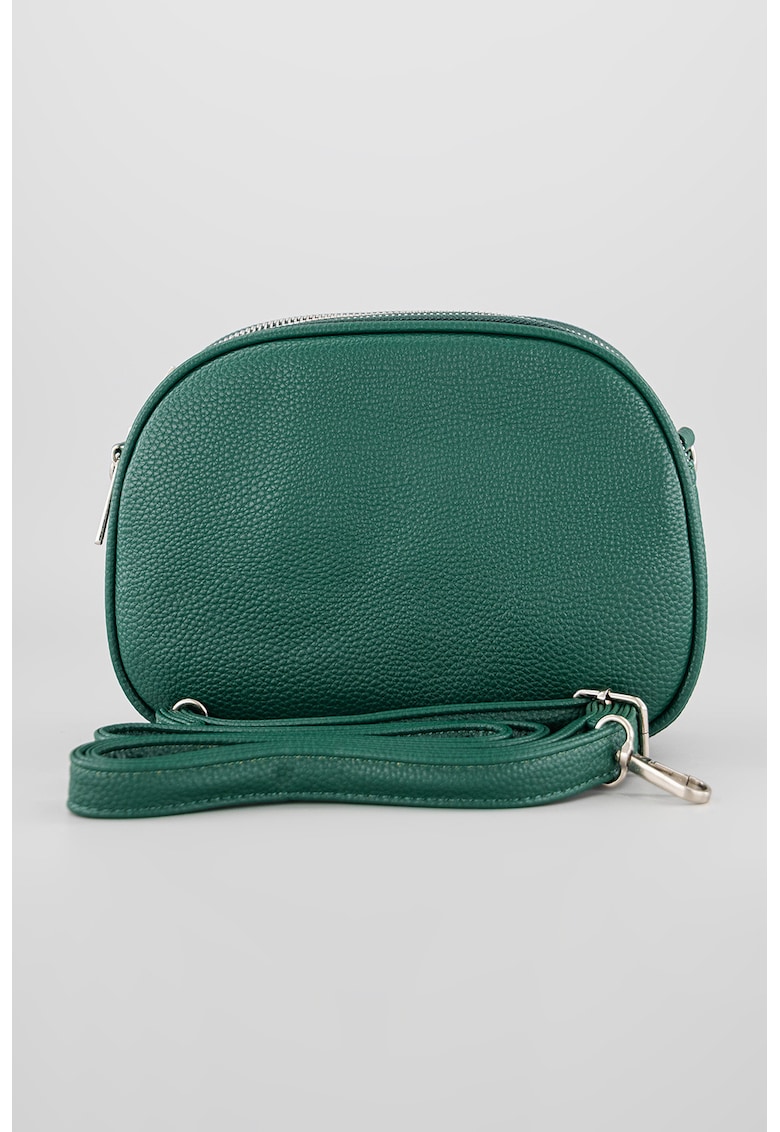 Geanta crossbody cu bareta detasabila si model uni