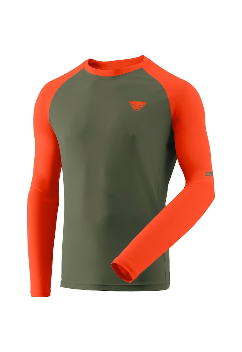 Bluza alergare barbati Alpine Pro-Kaki/Portocaliu-52/XL