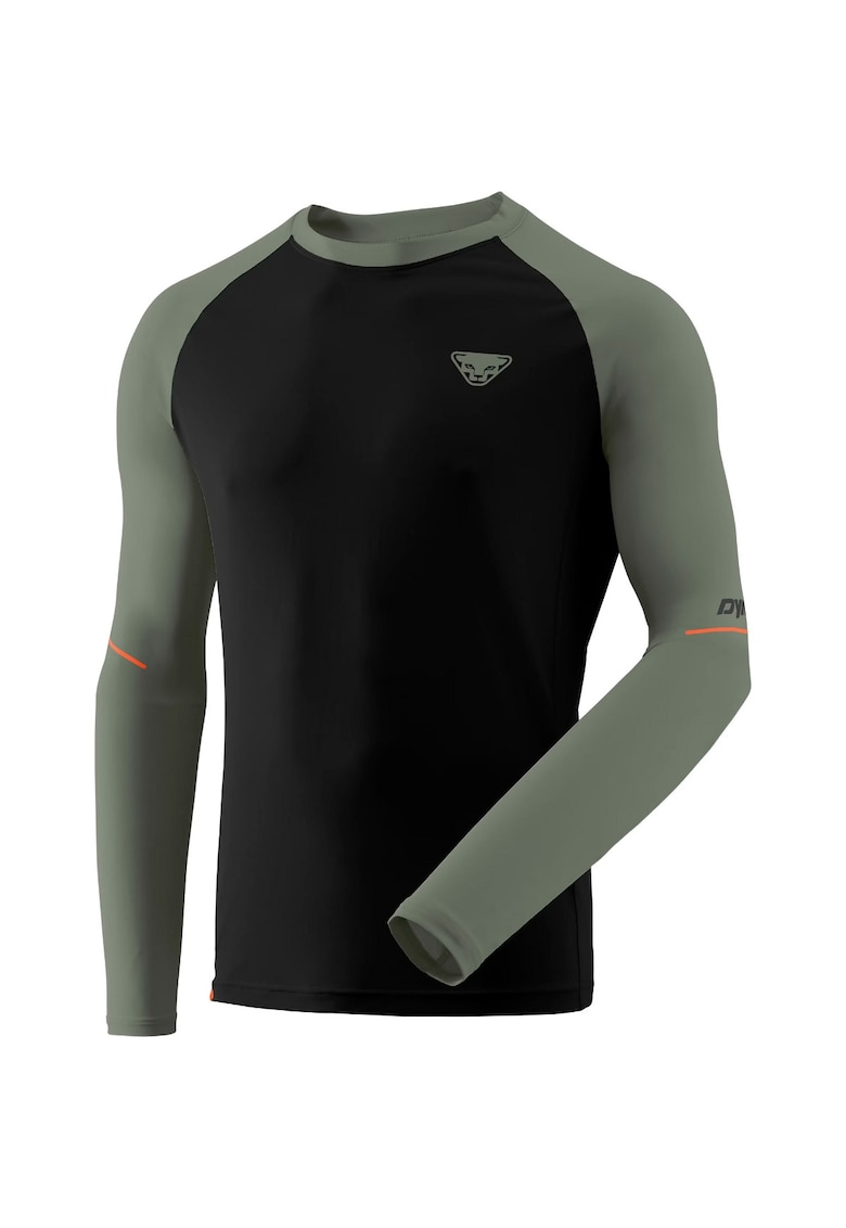 Bluza alergare barbati Alpine Pro-Kaki/Negru-46/S