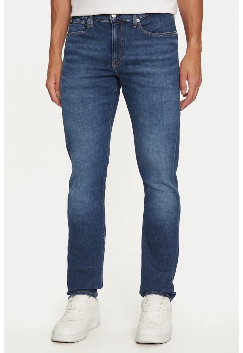 Blugi Barbati - Albastru - Denim - Slim Fit 2410 - Albastru