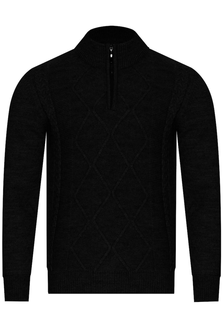 Pulover lana\acril - Negru