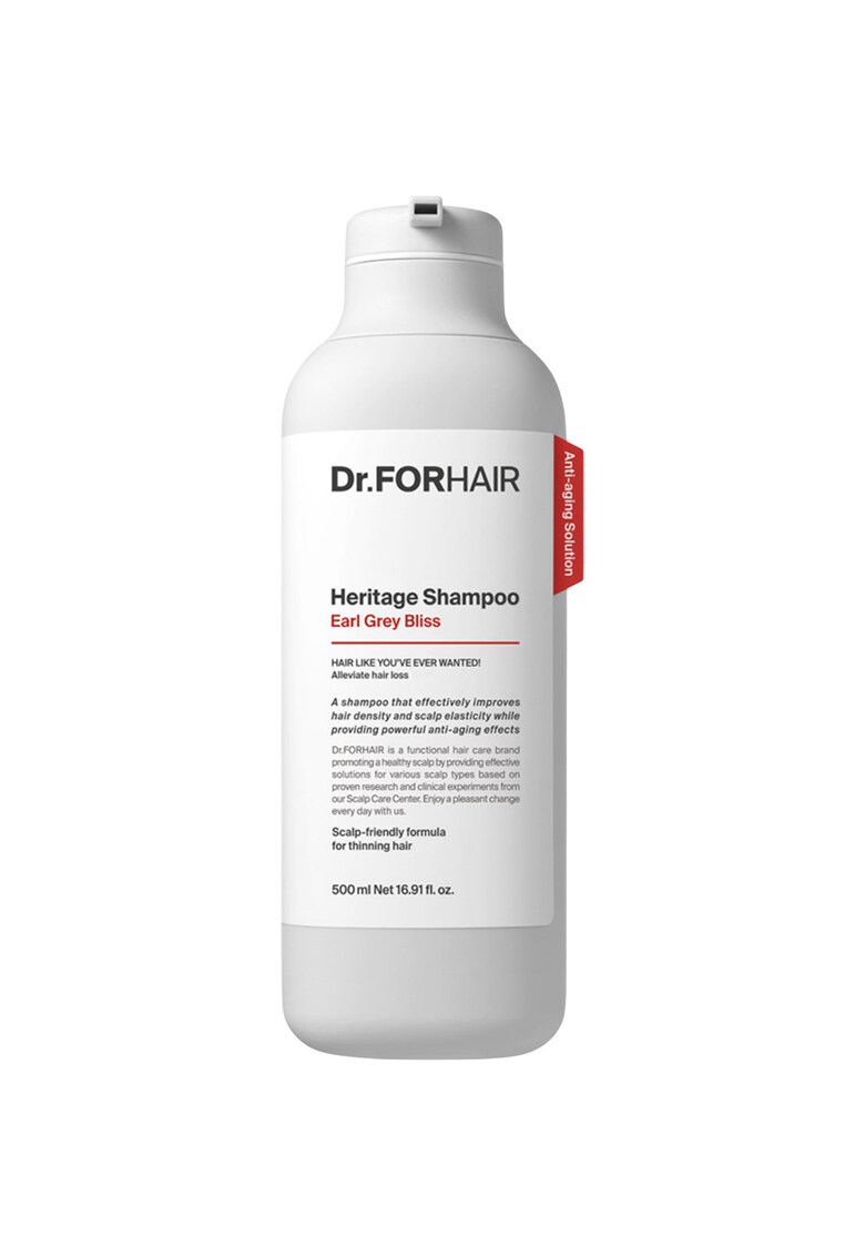 Sampon regenerant Heritage Earl Grey Bliss - 500 ml - unisex - pentru par fragil si subtire