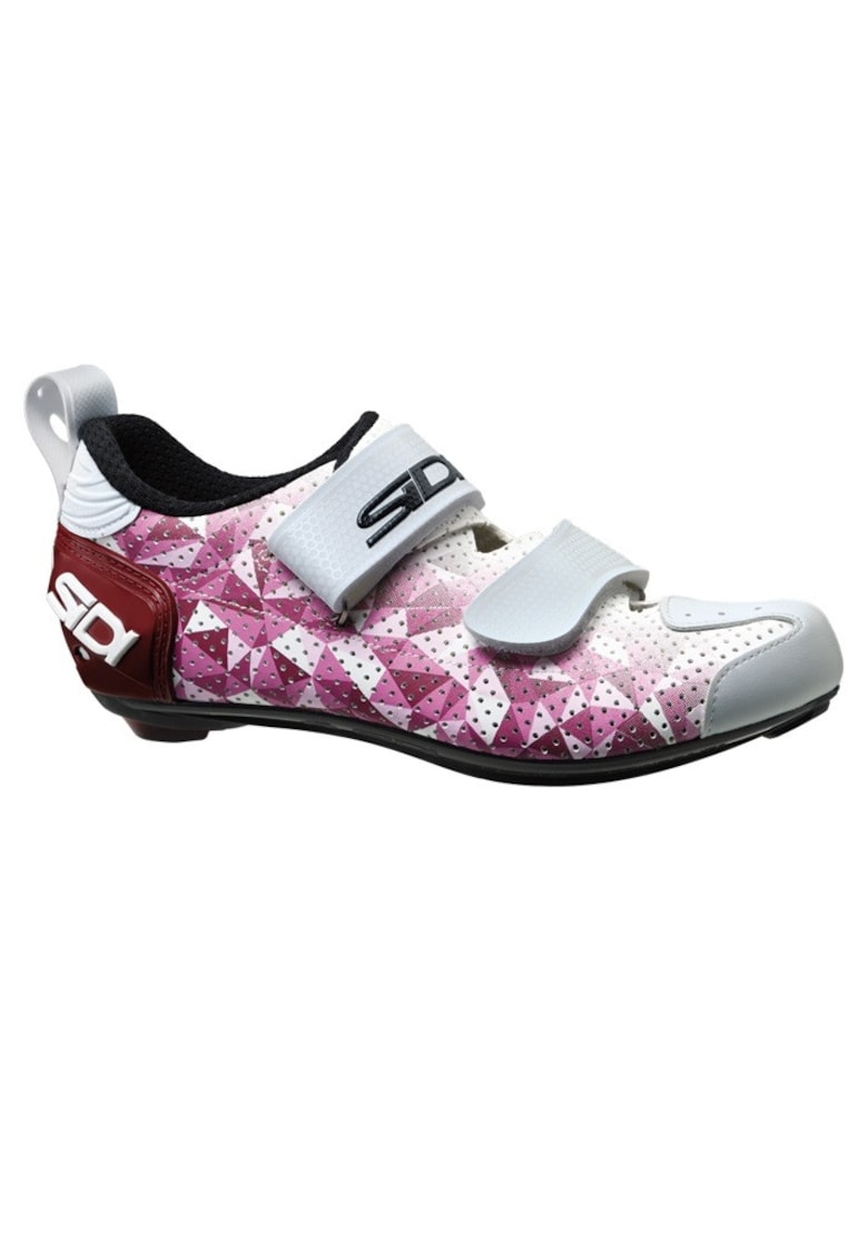 Pantofi ciclism dama T5 Air-Alb/Roz-