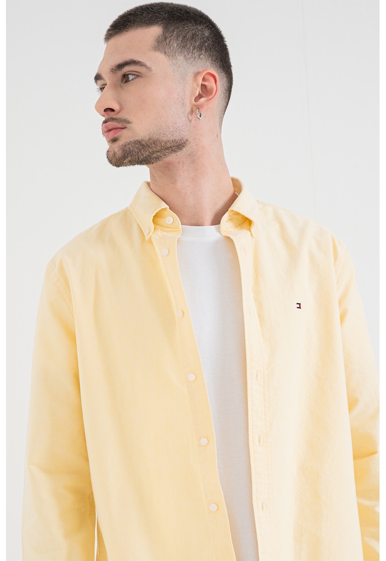 Camasa Oxford regular fit Heritage - Galben deschis