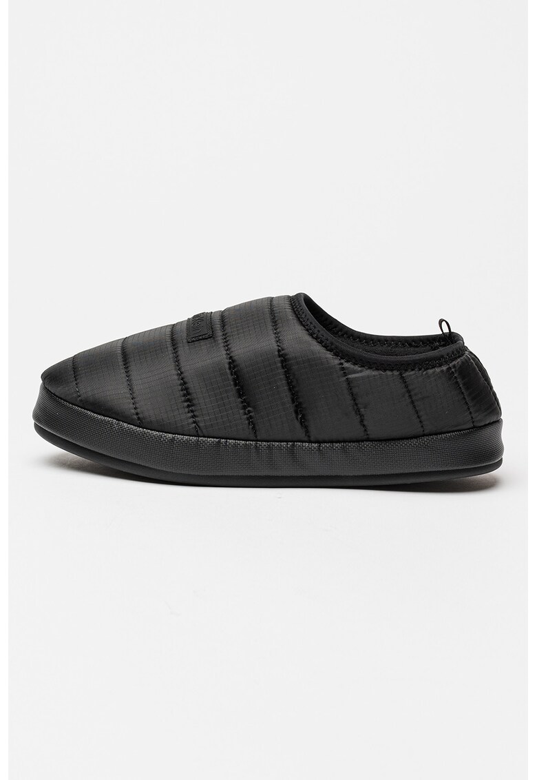 Papuci de casa cu aplicatie logo Home - Negru