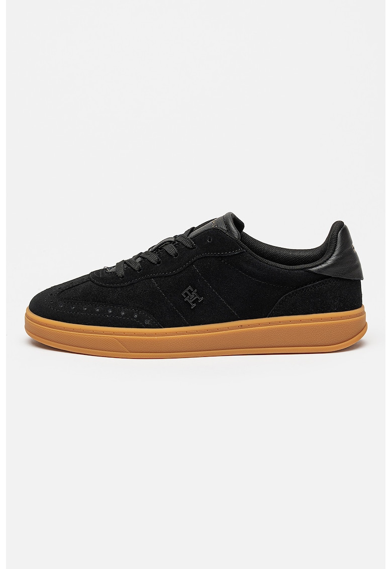 Pantofi sport din piele intoarsa Heritage - Negru