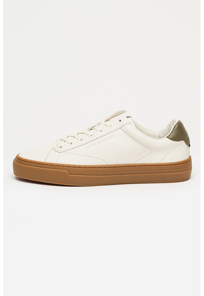 Pantofi sport Premium low-cut de piele - Alb