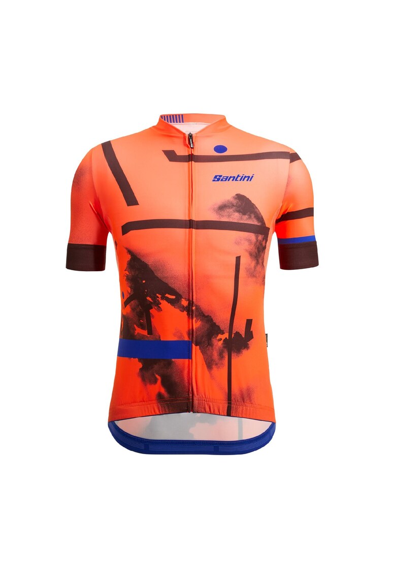 Tricou ciclism barbati Delta Berg - Portocaliu