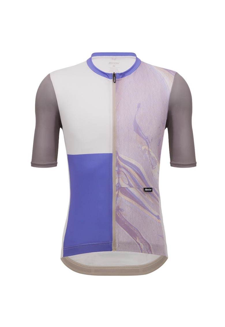 Tricou ciclism barbati Sandstorm - Gri/Mov