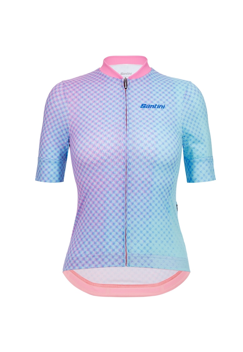 Tricou ciclism dama Paws - Turcoaz