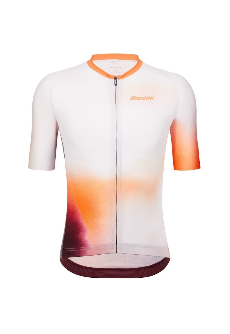 Tricou ciclism Ombra - Alb/Portocaliu