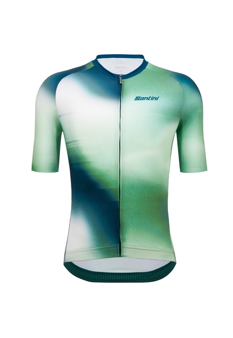 Tricou ciclism Ombra - Verde/Albastru