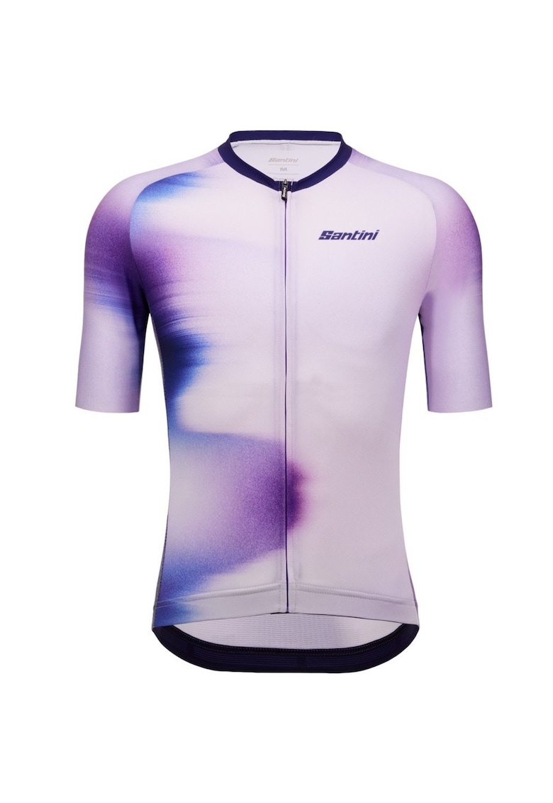 Tricou ciclism Ombra - Mov/Albastru