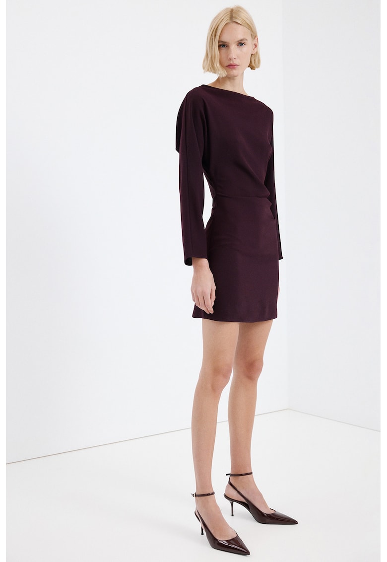 Rochie scurta cambrata - Violet tyrian