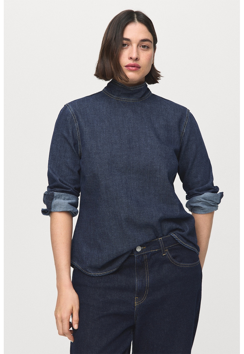Bluza de denim - Albastru inchis