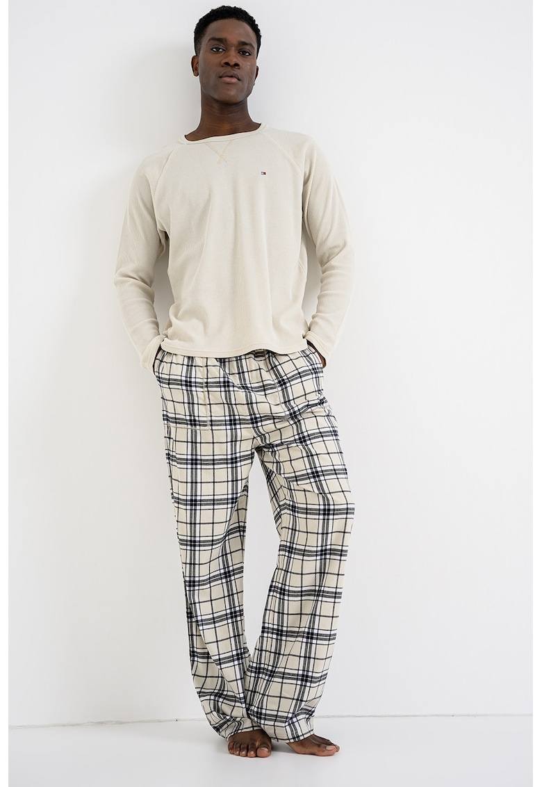 Pijama cu pantaloni lungi din bumbac