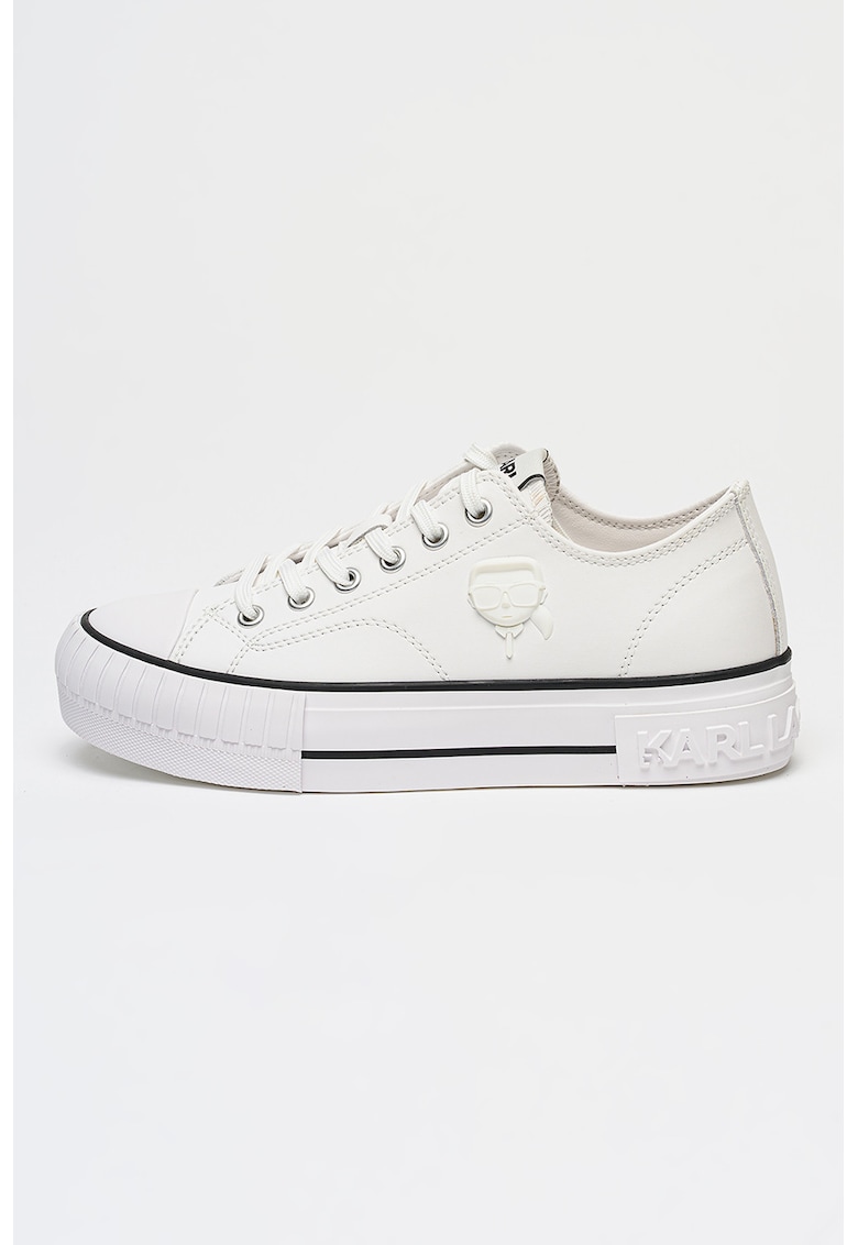 Pantofi sport din piele Kampus - Alb optic