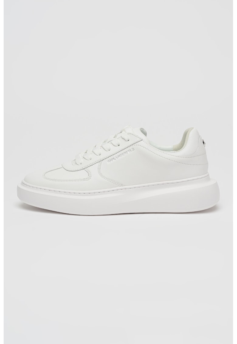 Pantofi sport de piele cu amortizare Kore - Alb