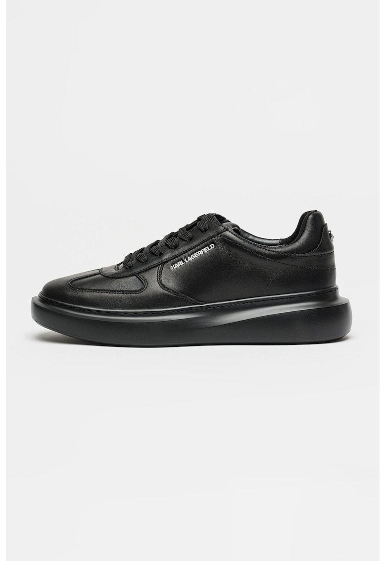 Pantofi sport de piele cu amortizare Kore - Negru