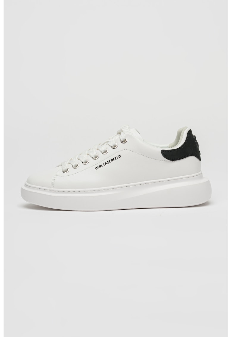 Pantofi sport de piele cu logo Kore - Alb arctic