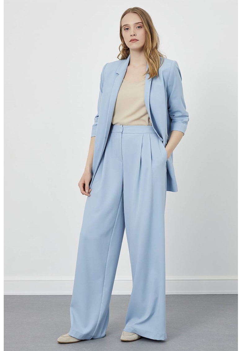 Sacou lung cu maneci trei sferturi - fara inchidere