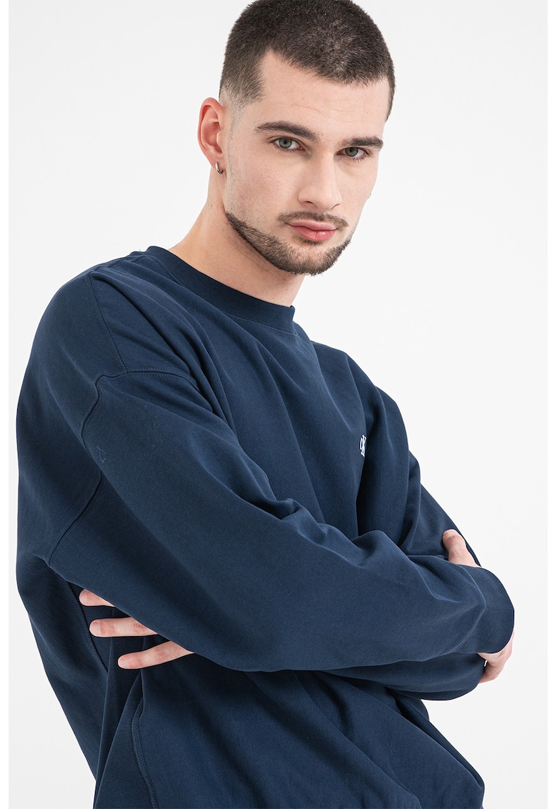 Bluza de trening din amestec de bumbac - Albastru ultramarin