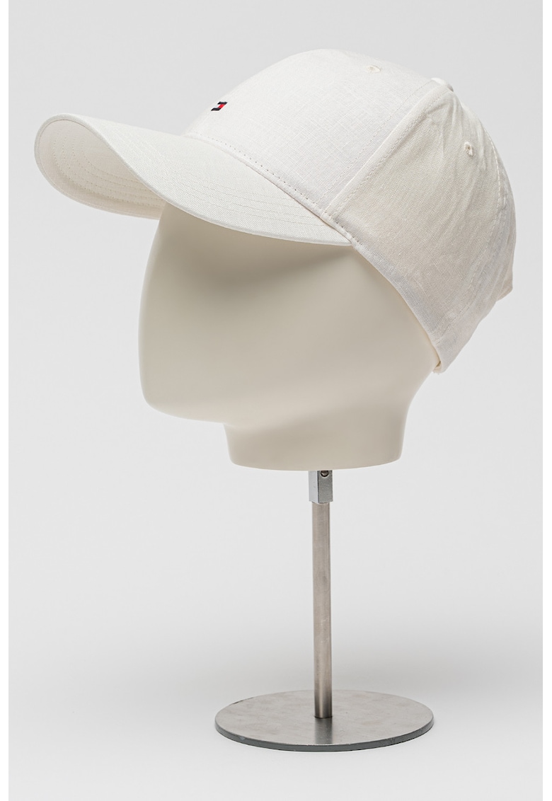 Sapca din in Flag - Alb murdar