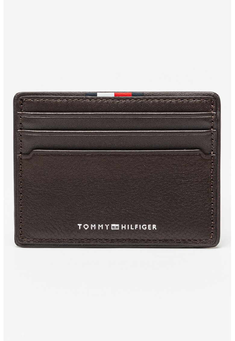 Portcart din piele Corporate - Maro inchis