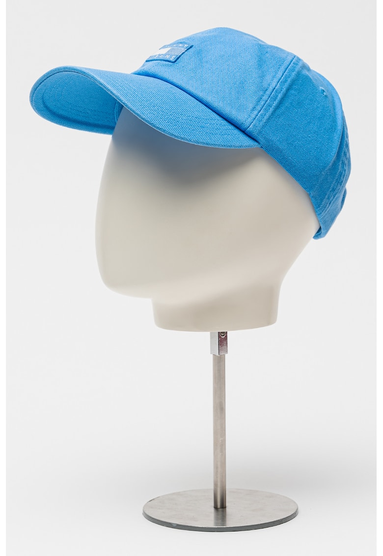 Sapca de bumbac cu logo Heritage - Albastru glaciar