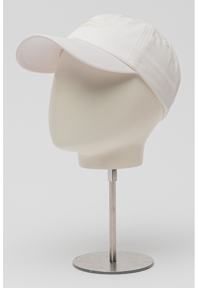 Sapca baseball ajustabila cu logo brodat - Alb optic