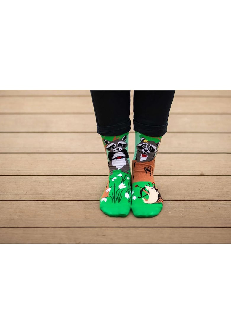 Sosete din bumbac organic Arty Socks Ratoni Indragostiti