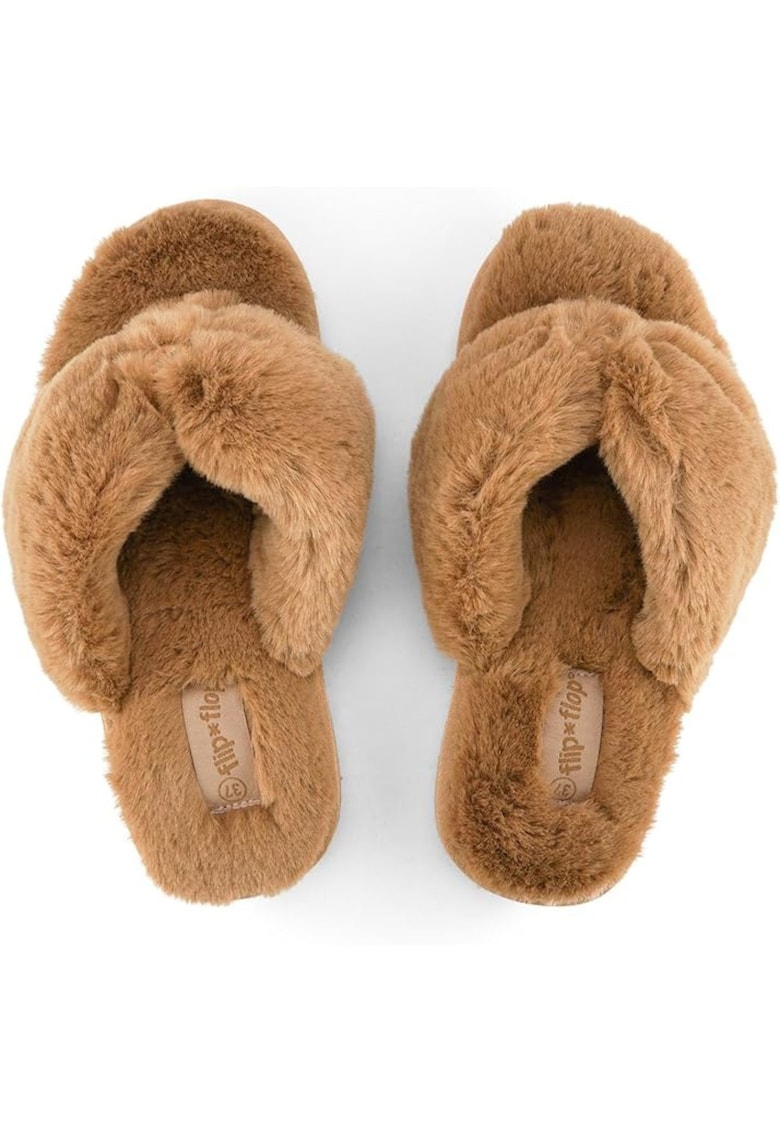 Slapi de casa din blana artificiala Original Fur -