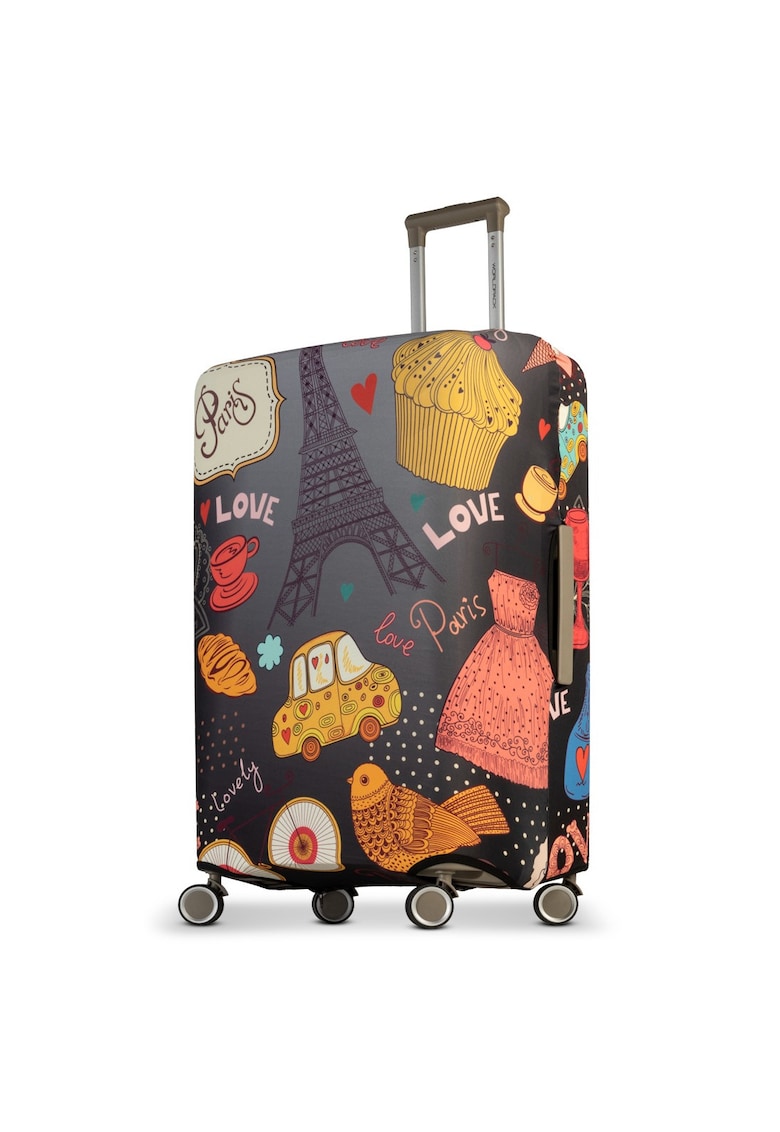 Husa troler F10481 - Marime L/XL - Imprimeu Paris