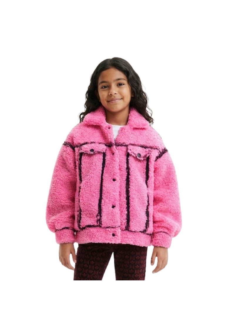 Jacheta cu blana sherpa artificiala Eris