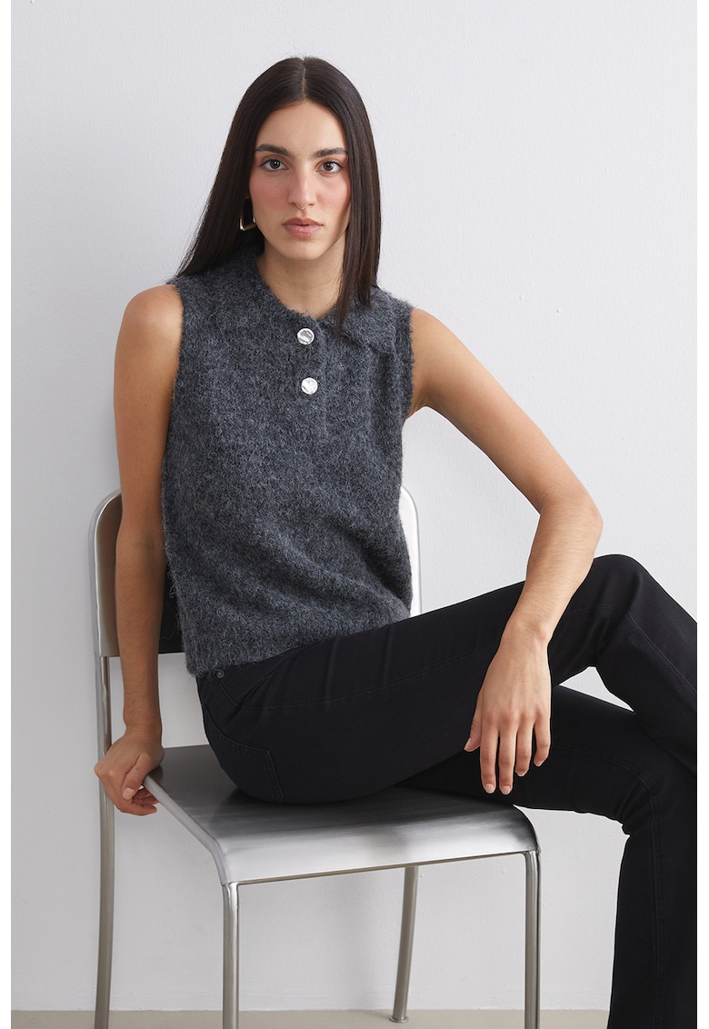 Vesta polo Vision - Gri inchis