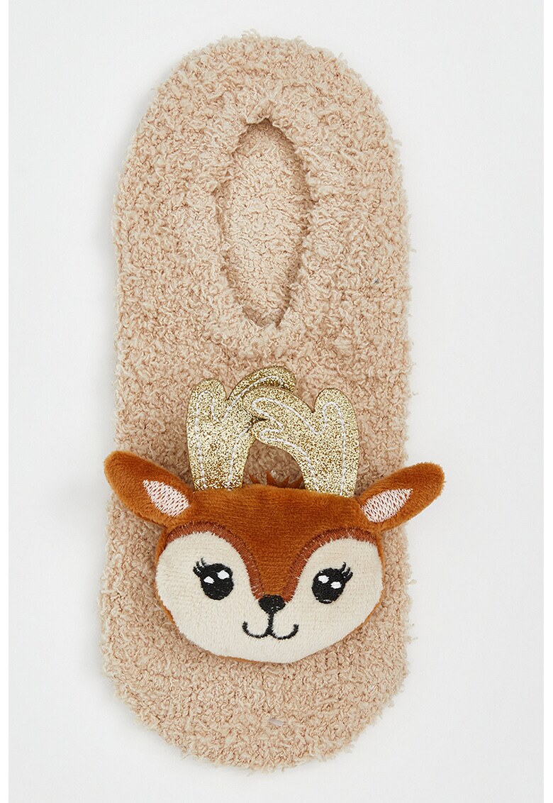 Botosei cu model cu ren - Maro scortisoara/Maro deschis