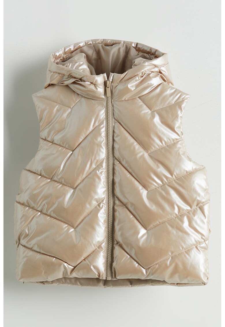 Vesta regular fit cu gluga - Maro nisip