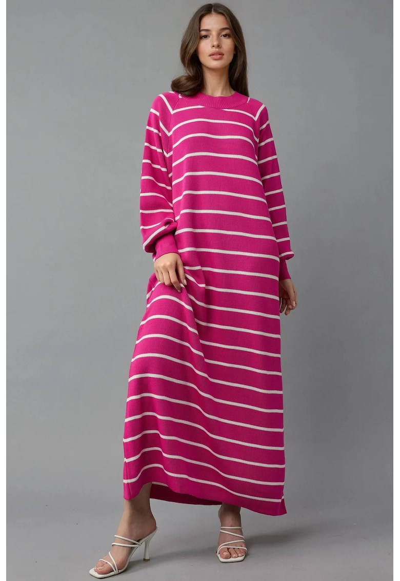 Rochie tricotata - roz - tricot -