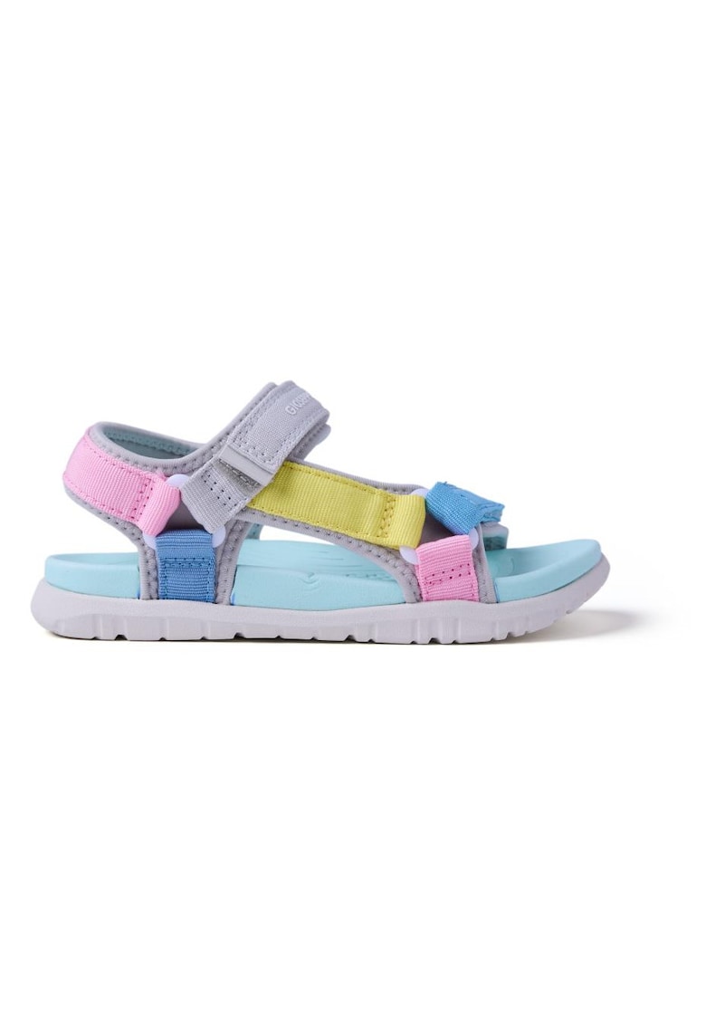 Sandale cu inchidere velcro Eldama - Gri