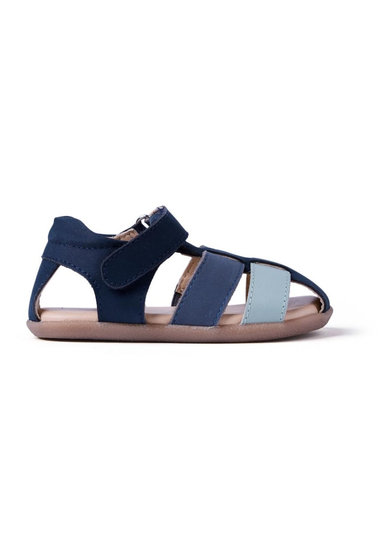 Sandale din piele cu inchidere velcro Morley - Bleumarin